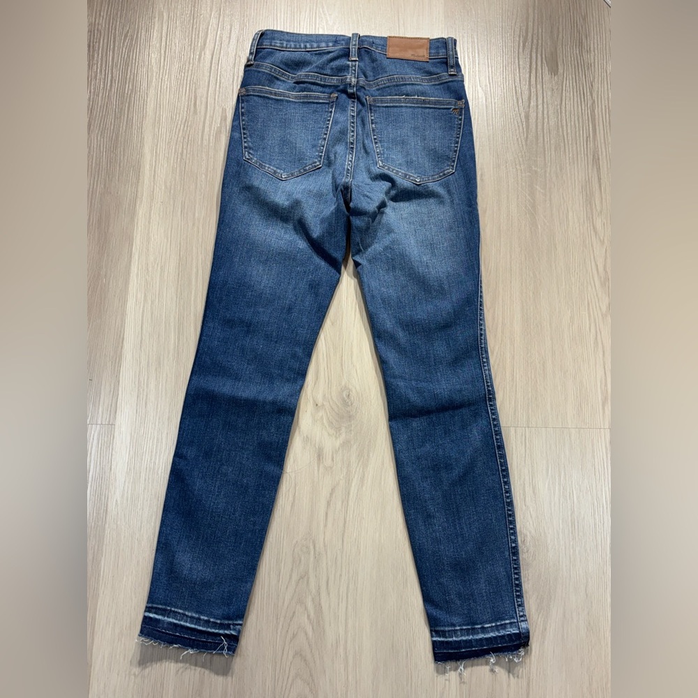 NWT Madewell Tall 10" High-Rise Skinny Jeans: Drop-Hem Edition Size 25 - Picture 5 of 13